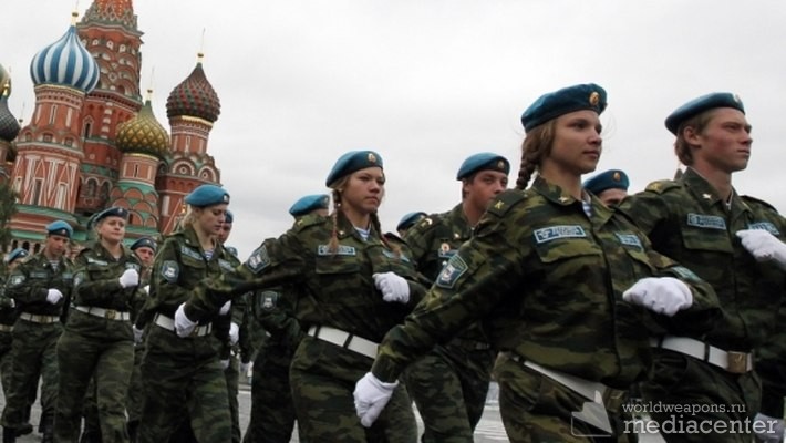 Российские девушки в военной форме. Няшки!